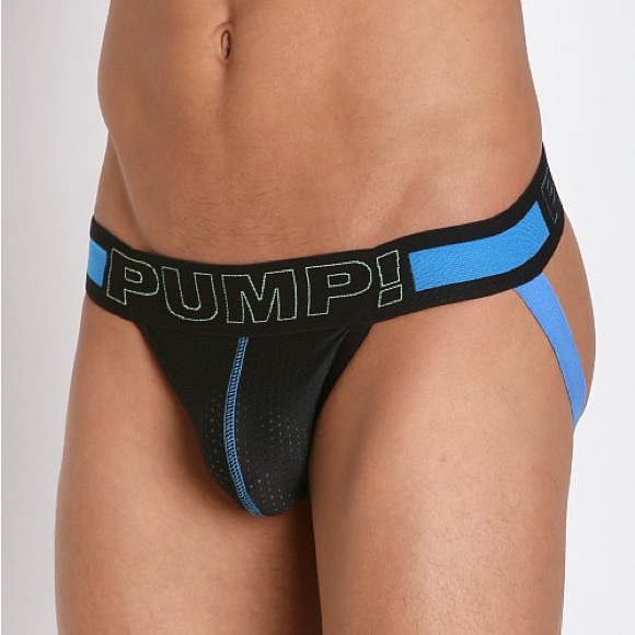 Pump Other - Pump Jockstrap black/blue - New